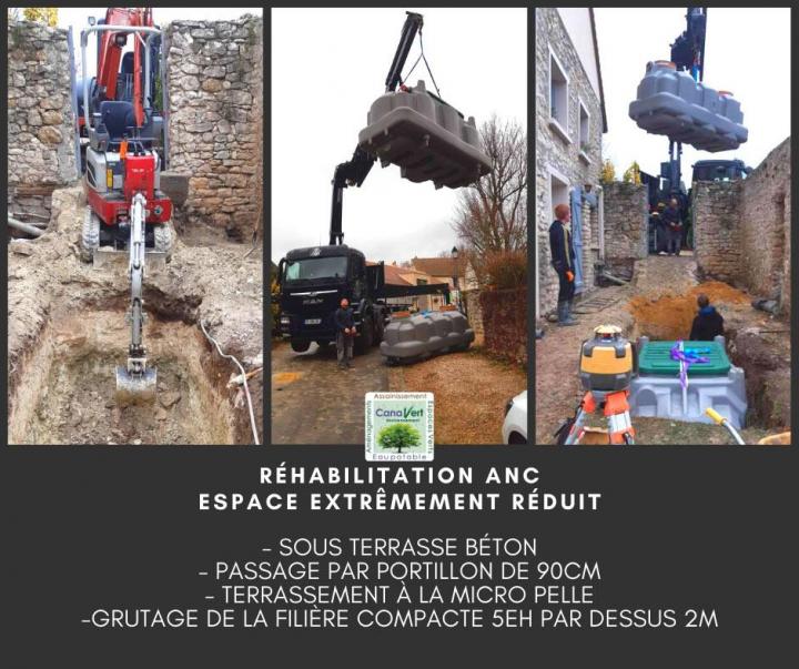 Travaux d'assainissement non collectif / collectif Saint-Marcel