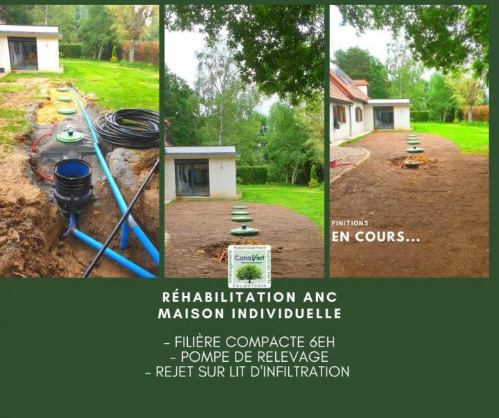 Assainissement non collectif / collectif Saint-Marcel