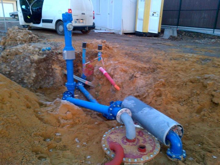 Travaux eau potable Saint-Marcel